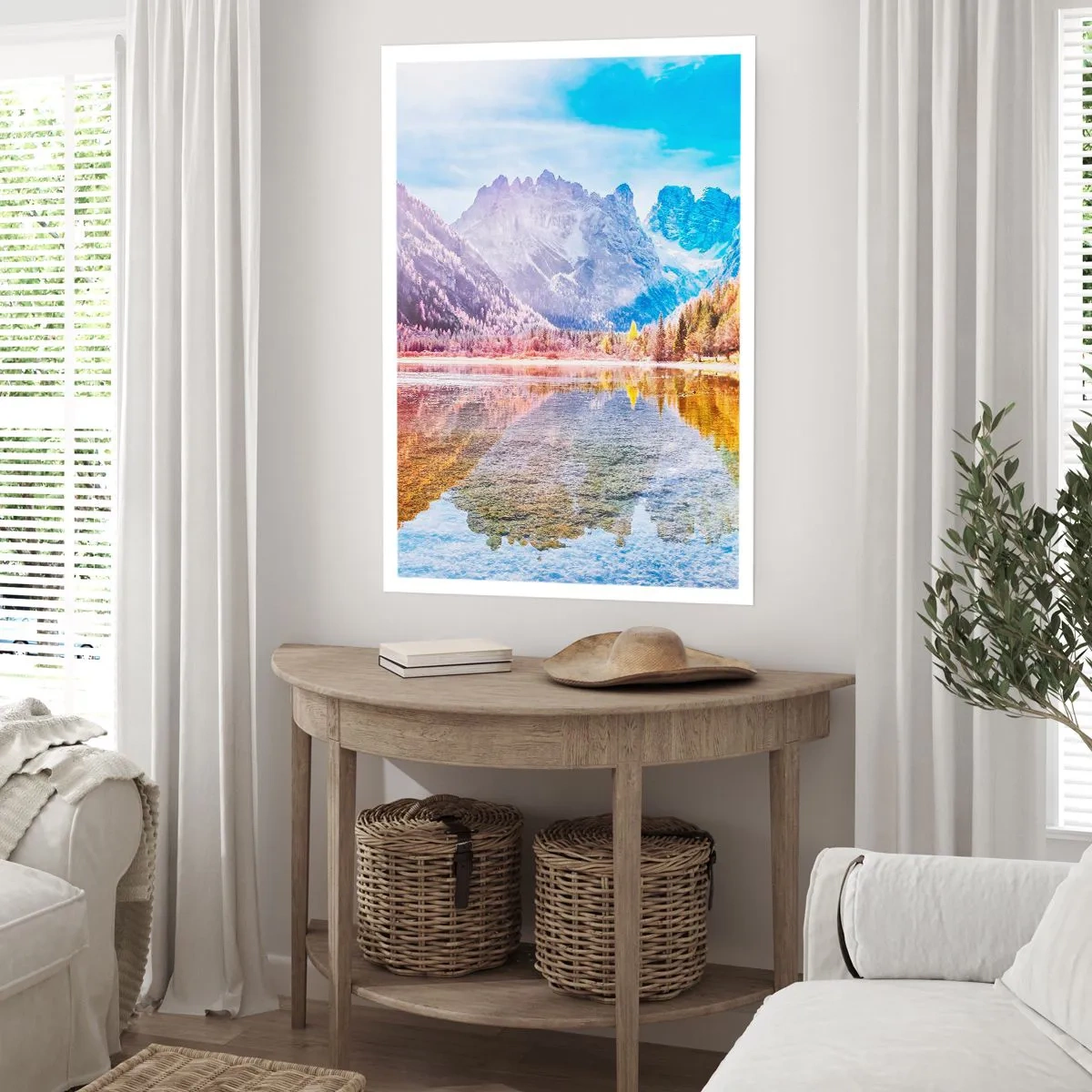 Poster - Iar în munți începe toamna - 30x40 cm