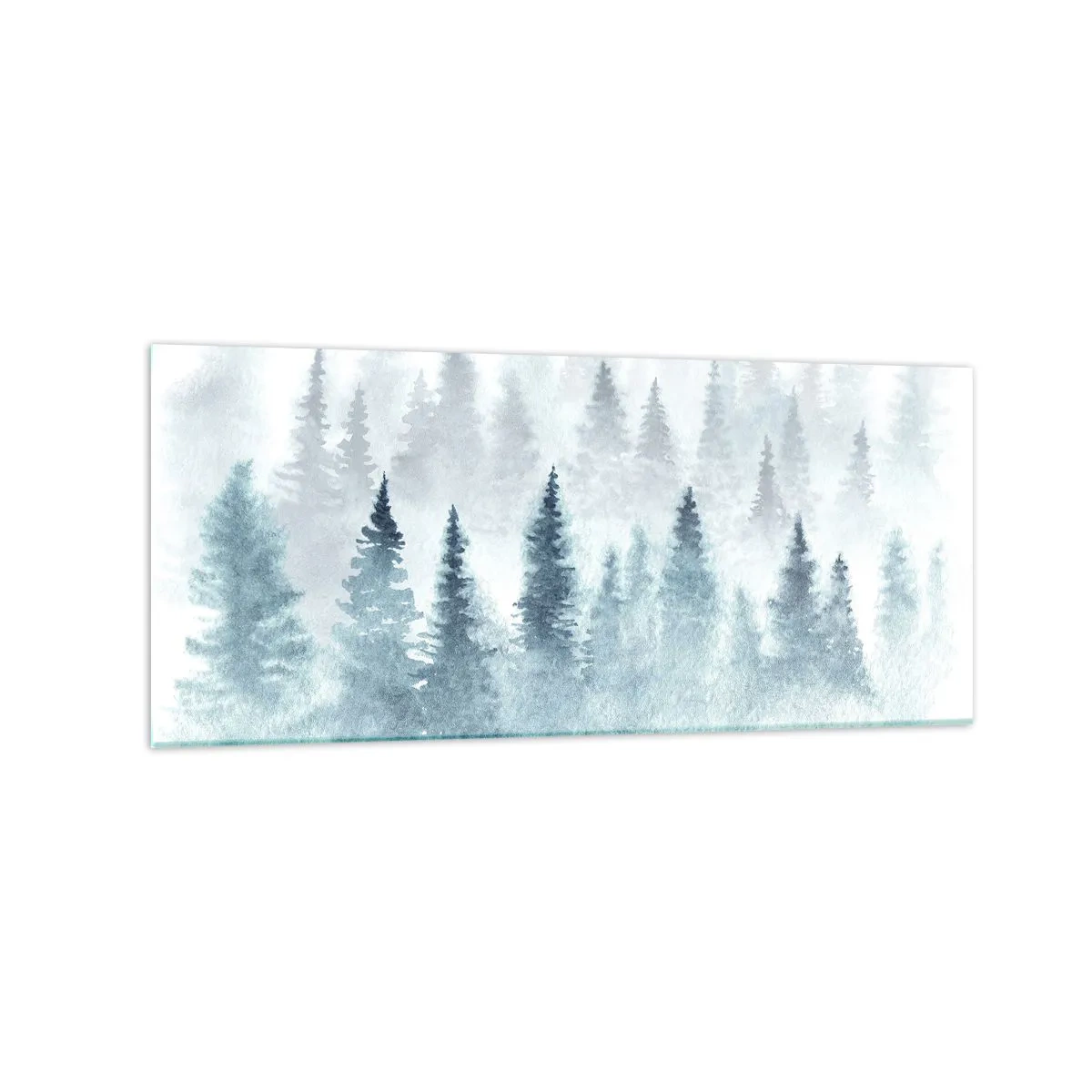 Tablou pe sticlă - Înfășurate în ceață - 120x50 cm