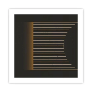 Poster - Explorați întunericul - 50x50 cm