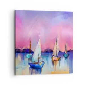 Tablou pe pânză - Direcția: ape largi - 70x70 cm