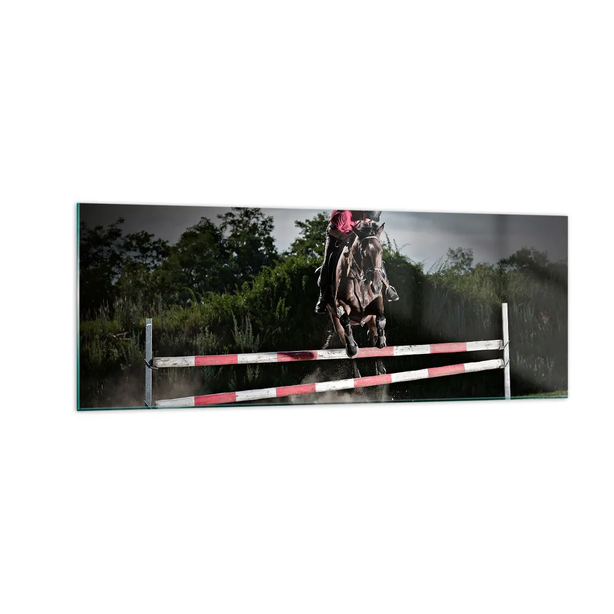 Tablou pe sticlă - Împreună pentru victorie - 140x50 cm