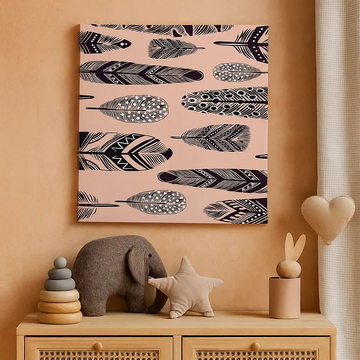 Tablou pe pânză - Colecție indiană - 30x30 cm