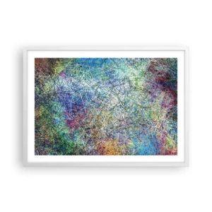 Poster în ramă albă - Nu este atât de simplu - 70x50 cm