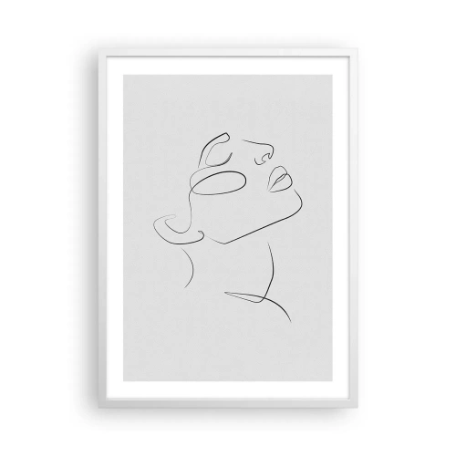 Poster în ramă albă - Meandrele unui vis - 50x70 cm