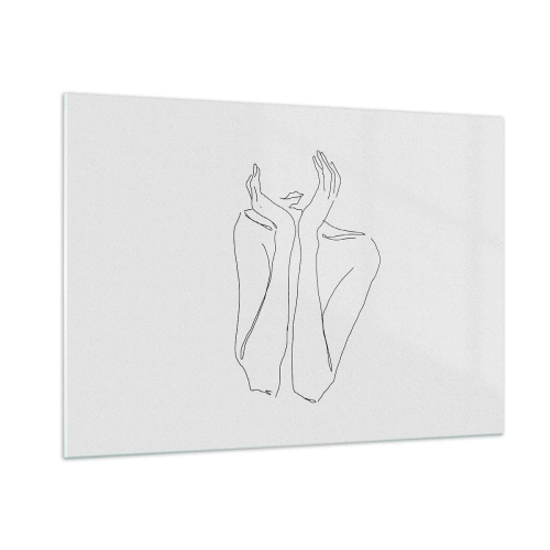 Tablou pe sticlă - La ce visează fetele - 100x70 cm