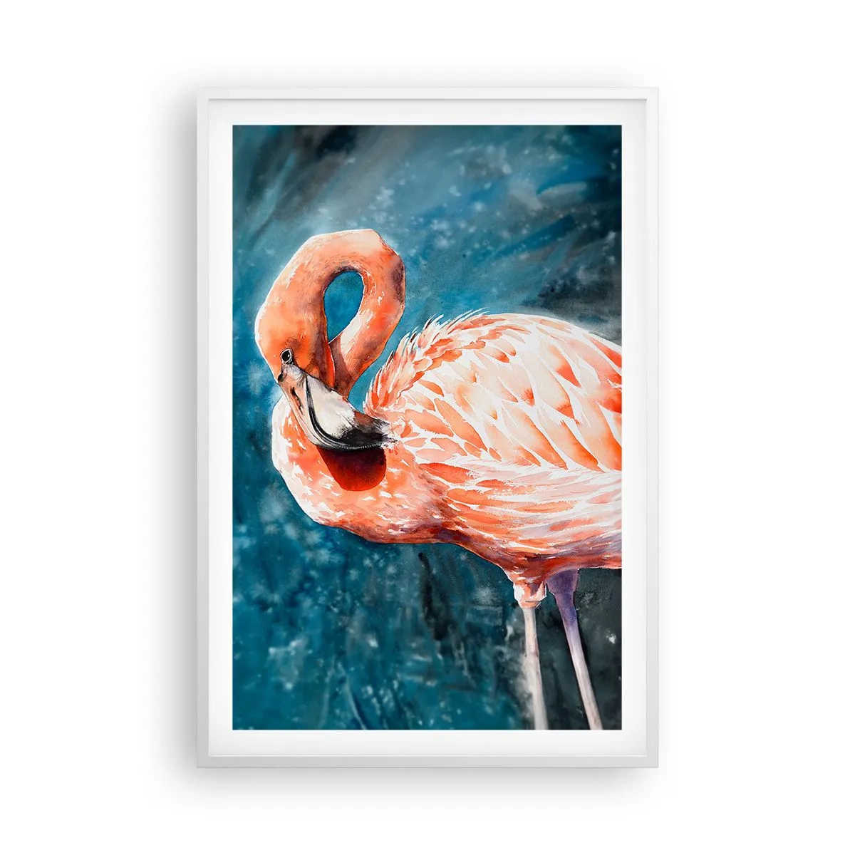 Poster în ramă albă - Decorativ prin natură - 61x91 cm