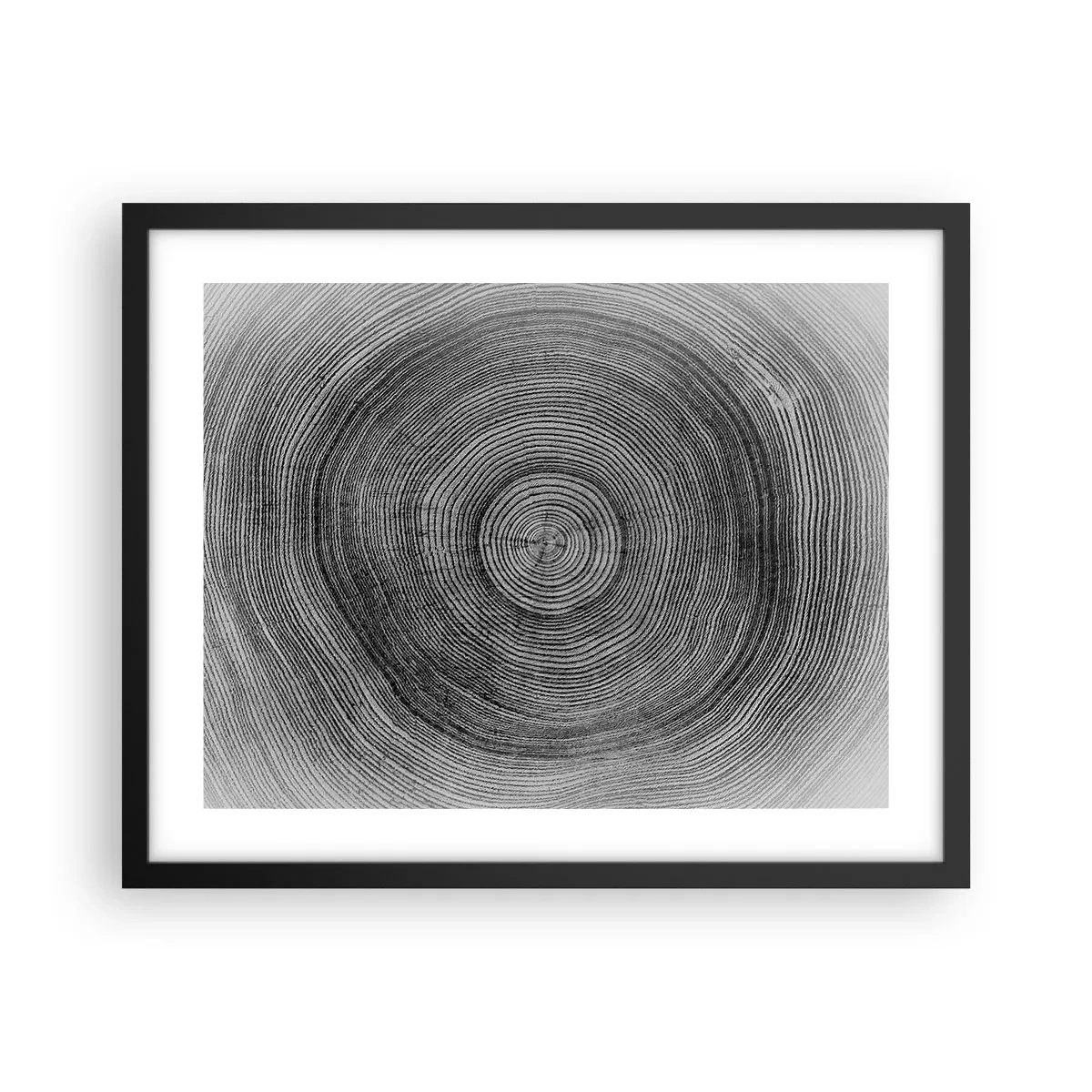 Poster în ramă neagră - Un semn al vremurilor - 50x40 cm