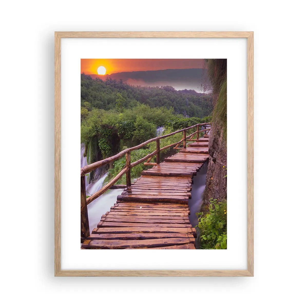 Poster în ramă de stejar deschis - Frumusețe de necrezut - 40x50 cm