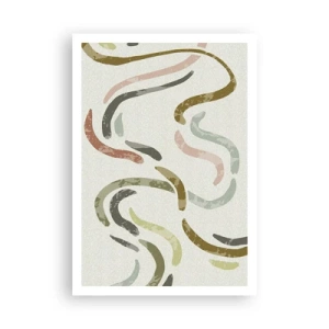 Poster - Dansul vesel al abstracției - 70x100 cm