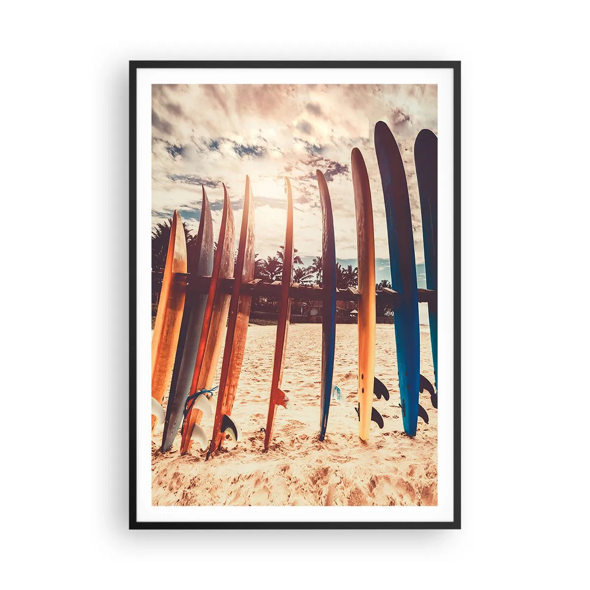 Poster în ramă neagră - Noapte bună, până mâine - 70x100 cm