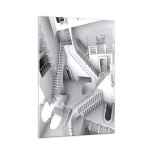 Tablou pe sticlă - Paradoxurile spațiului - 50x70 cm