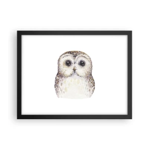 Poster în ramă neagră - Uită-te în ochii mei - 40x30 cm