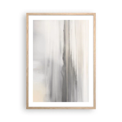 Poster în ramă de stejar deschis - Gândul îndepărtat - 50x70 cm
