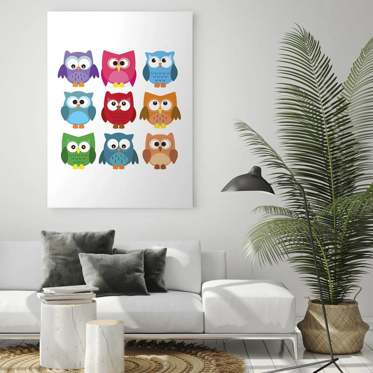 Tablou pe sticlă - Diferențele pot fi amuzante - 80x120 cm