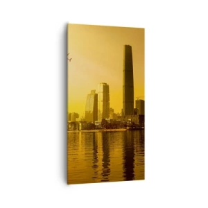 Tablou pe pânză - Orașul de aur - 65x120 cm