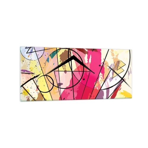 Tablou pe sticlă - Explozie - 120x50 cm