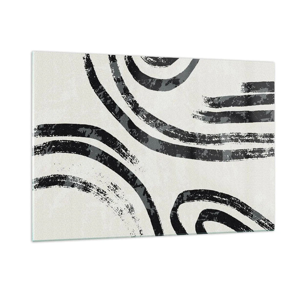 Tablou pe sticlă - Pe jumătate oprit - 120x80 cm