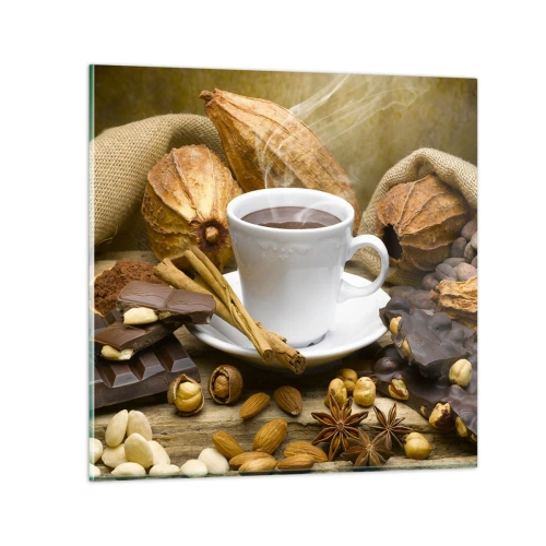 Tablou pe sticlă - Pentru amatorii de senzații tari - 50x50 cm