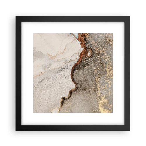 Poster în ramă neagră - La granița culorilor - 30x30 cm