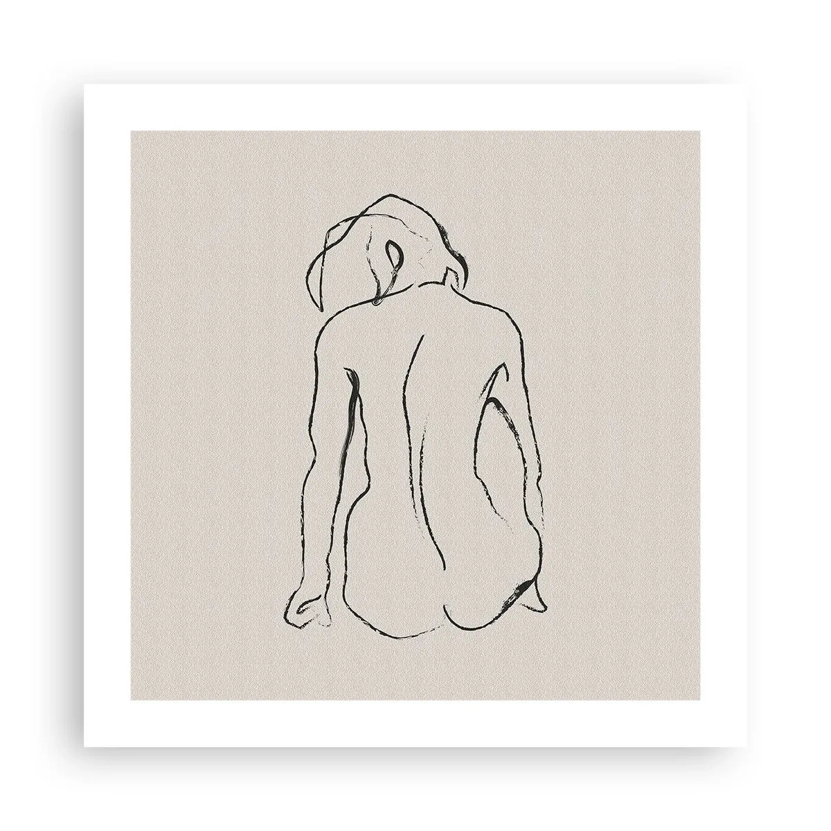 Poster - Nud de fată - 50x50 cm