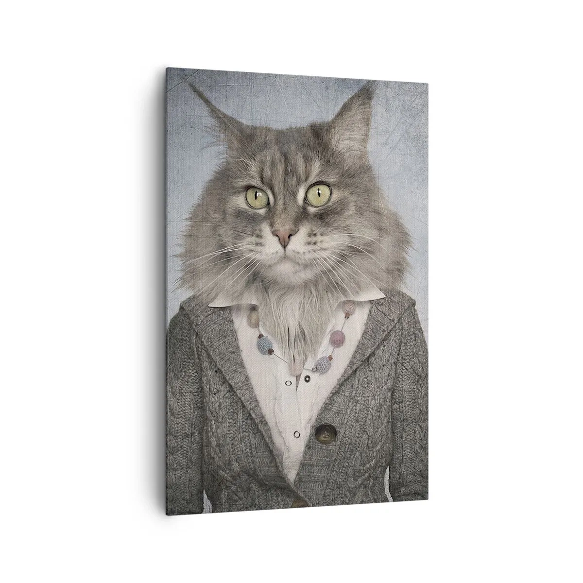 Tablou pe pânză - Blănurile sunt din nou la modă - 80x120 cm