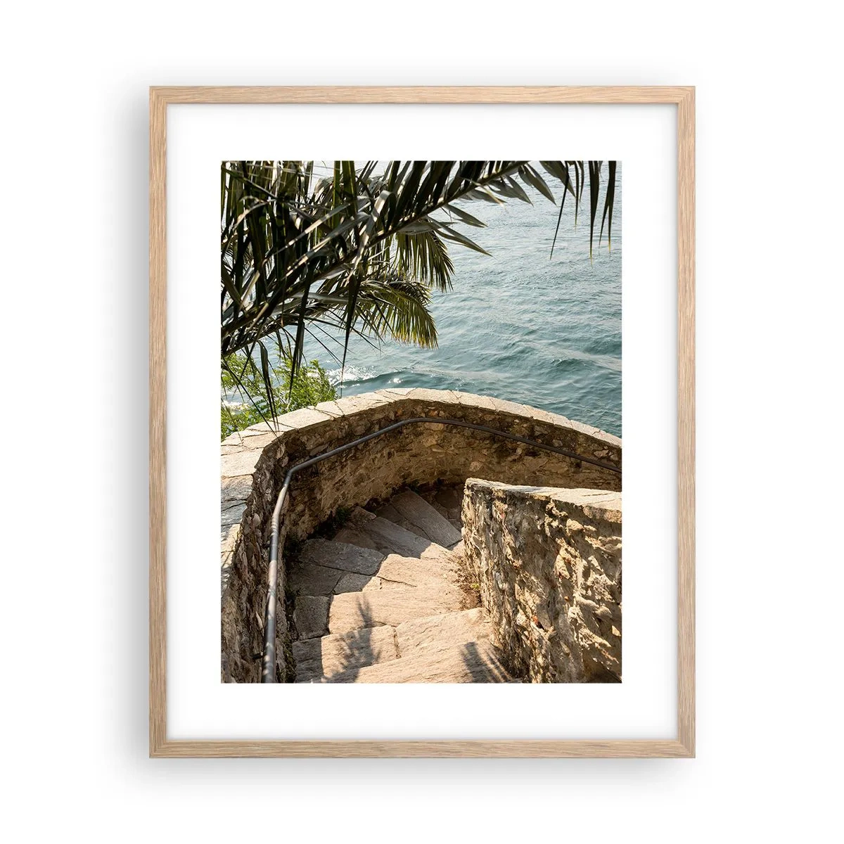 Poster în ramă de stejar deschis - Sub soarele Italiei - 40x50 cm