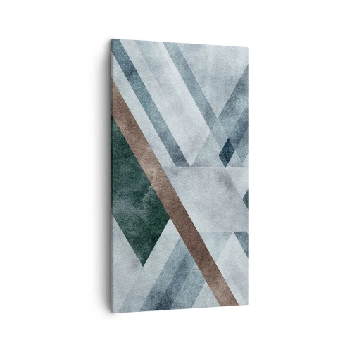 Tablou pe pânză - Eleganța sofisticată a geometriei - 45x80 cm