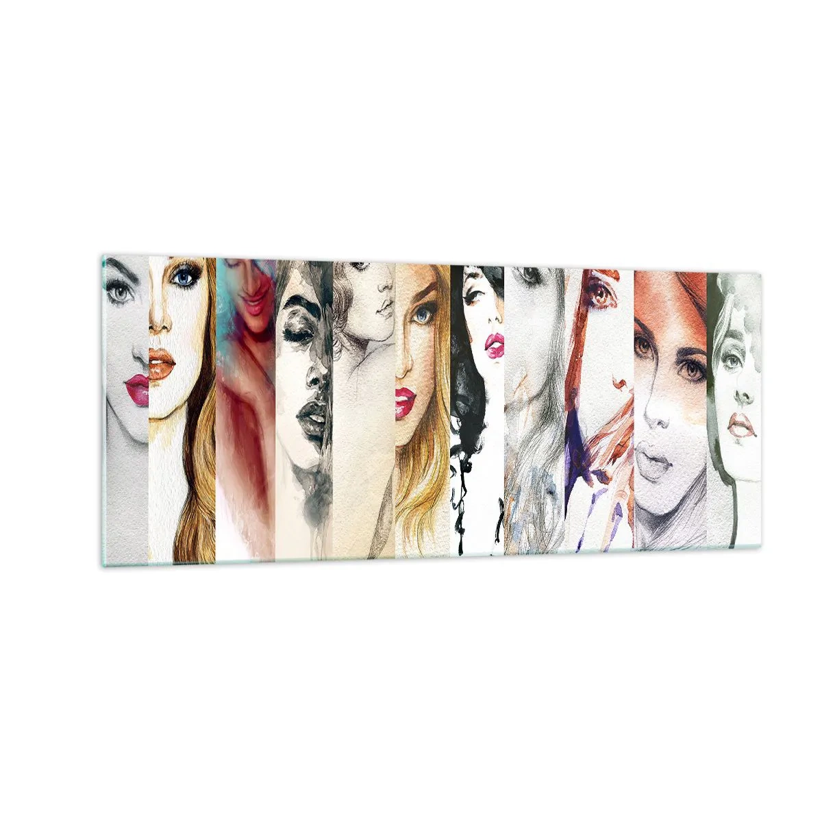 Tablou pe sticlă - Și întotdeauna ești TU - 100x40 cm