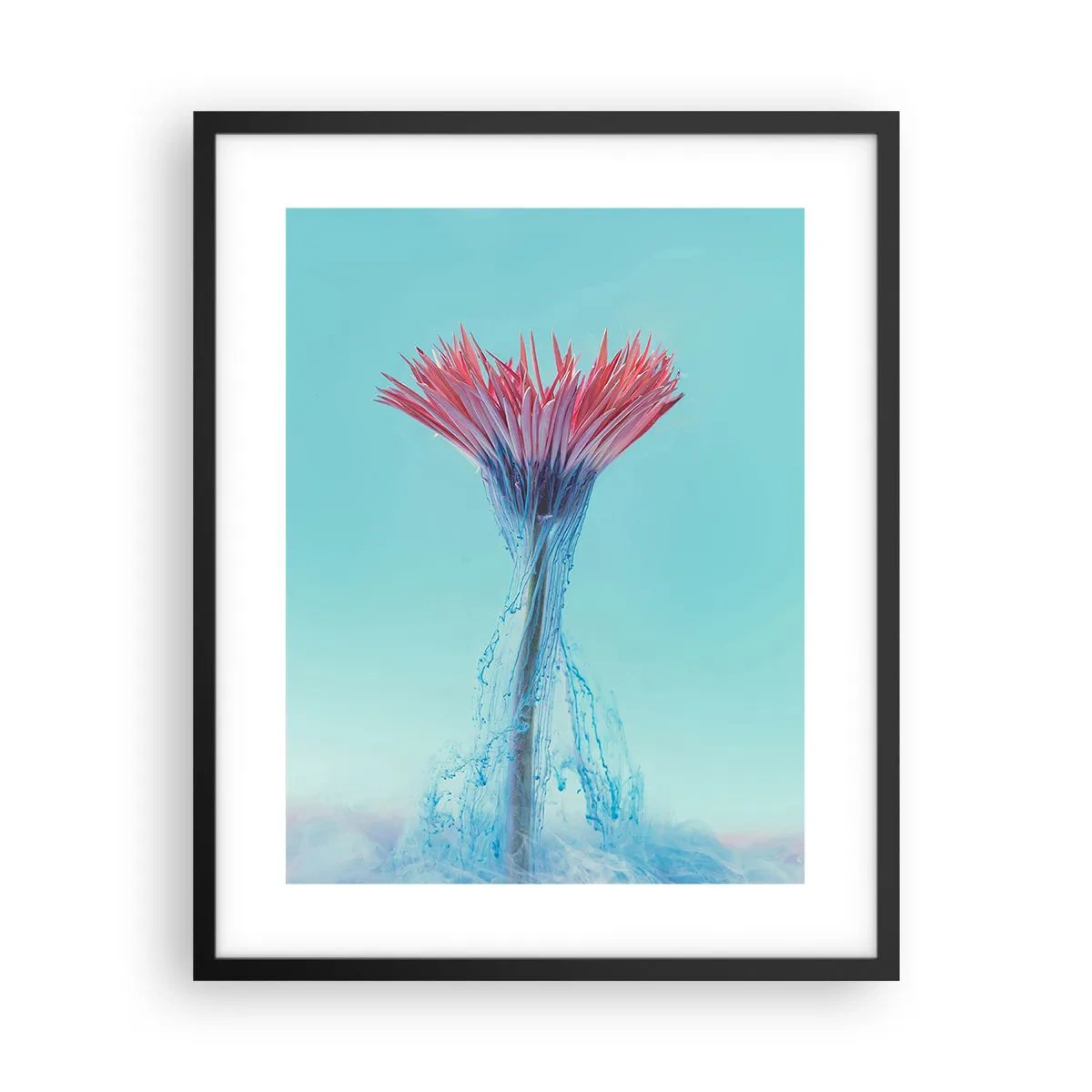 Poster în ramă neagră - Într-o unduire revigorantă - 40x50 cm