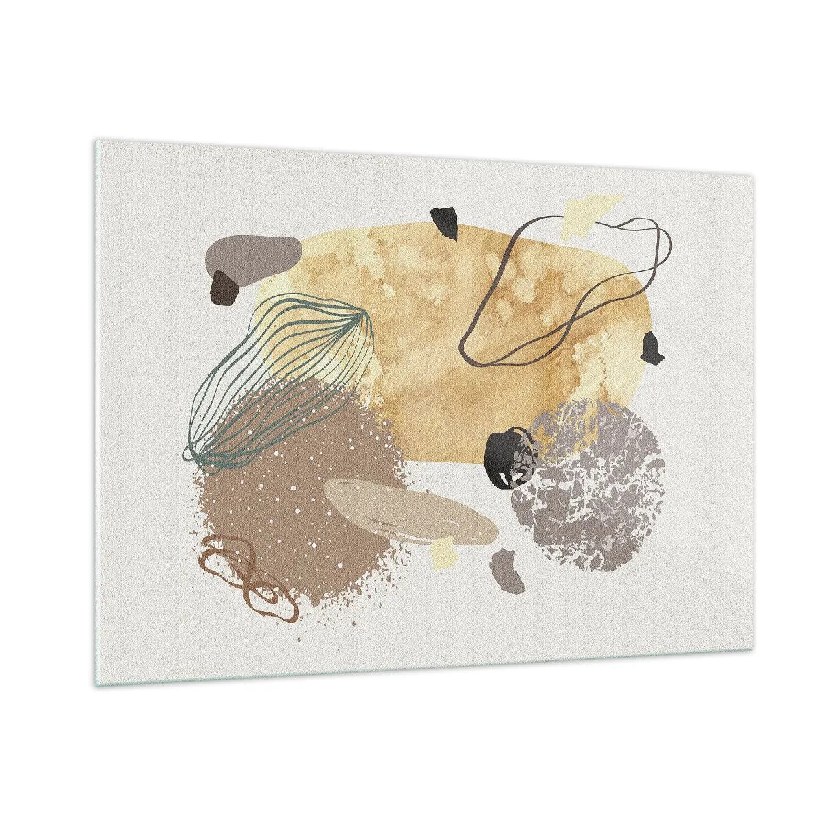 Tablou pe sticlă - Fluiditatea aplicată - 100x70 cm