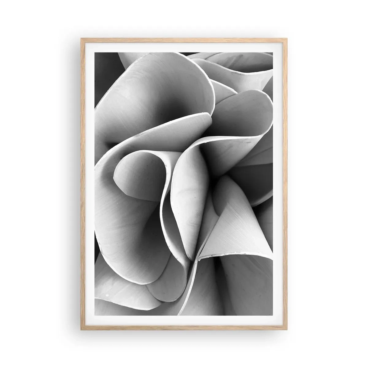 Poster în ramă de stejar deschis - Se întâmplă în spațiu - 70x100 cm