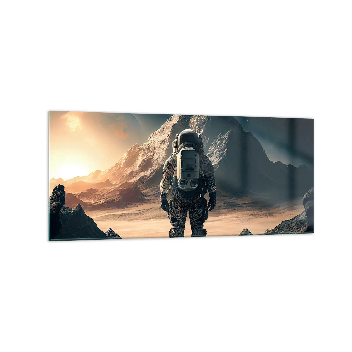 Tablou pe sticlă - O nouă provocare - 120x50 cm