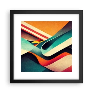 Poster în ramă neagră - Compoziție intensă - 30x30 cm