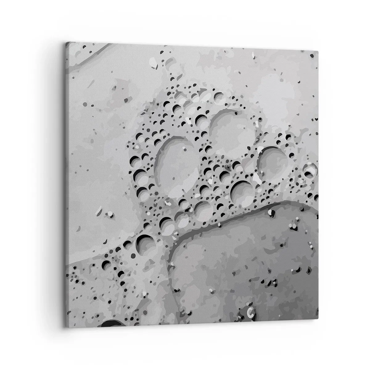 Tablou pe pânză - Amprenta spumoasă - 50x50 cm