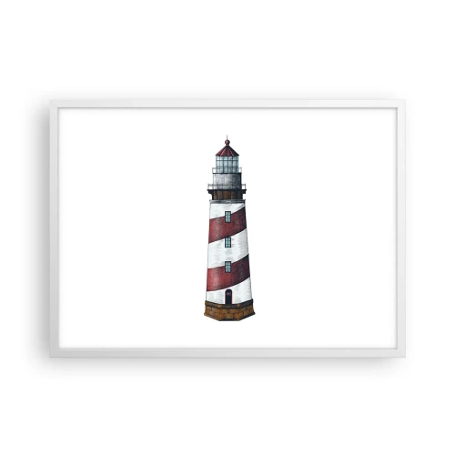 Poster în ramă albă - Întotdeauna de veghe - 70x50 cm