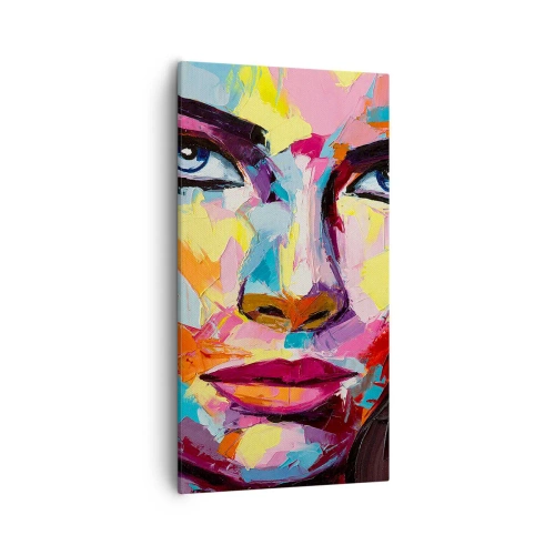 Tablou pe pânză - Un suflet plin de culoare - 55x100 cm