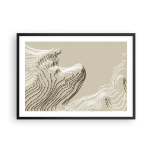 Poster în ramă neagră - Topografia artei - 70x50 cm