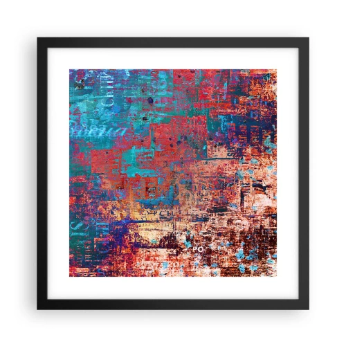 Poster în ramă neagră - Memorie și uitare - 40x40 cm