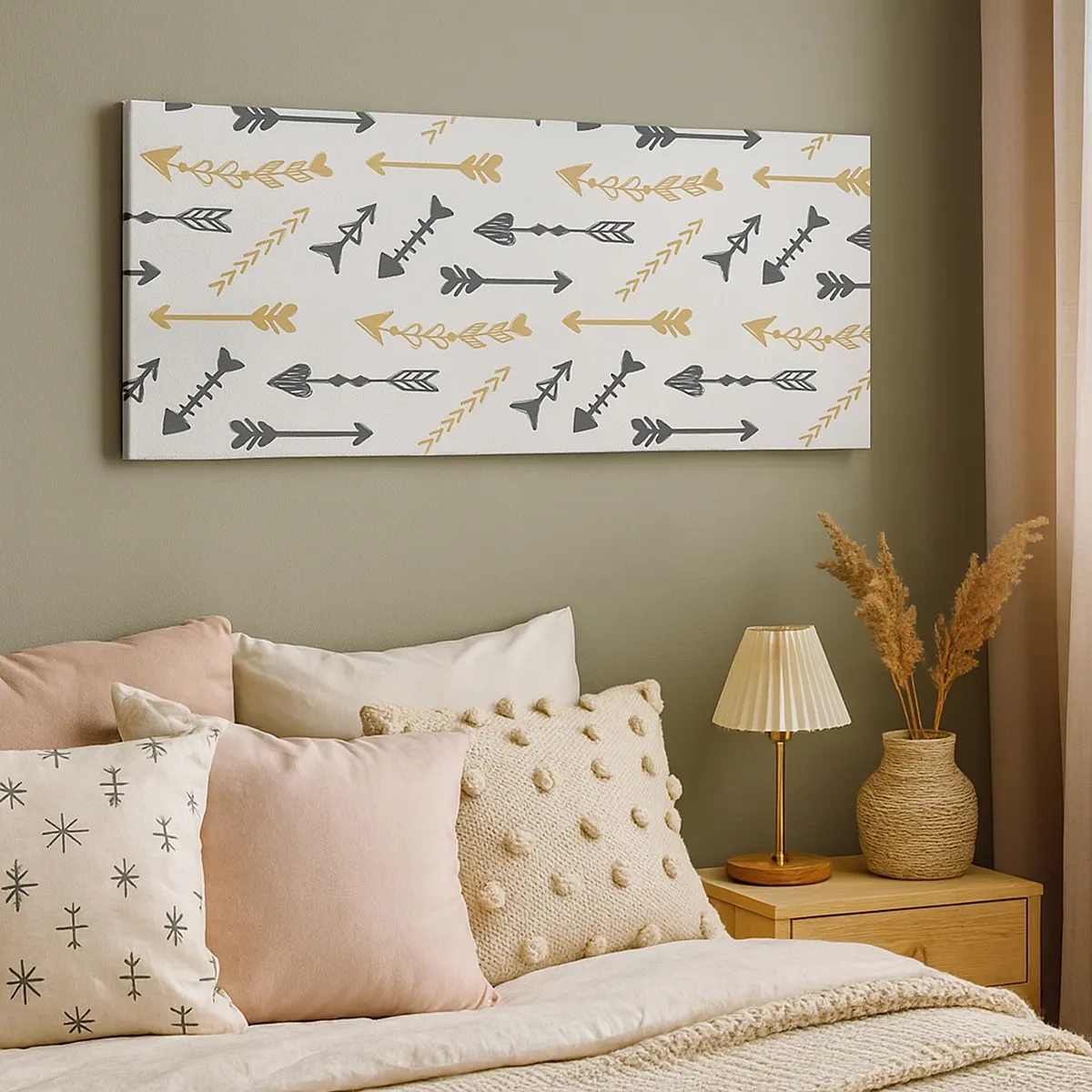 Tablou pe pânză - Visul arcașului - 30x30 cm