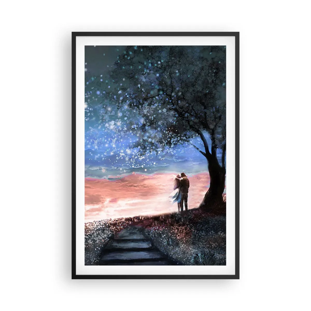 Poster în ramă neagră - O performanță stelară - 61x91 cm