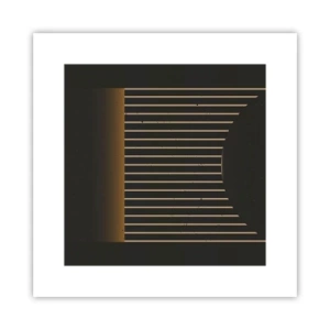 Poster - Explorați întunericul - 30x30 cm