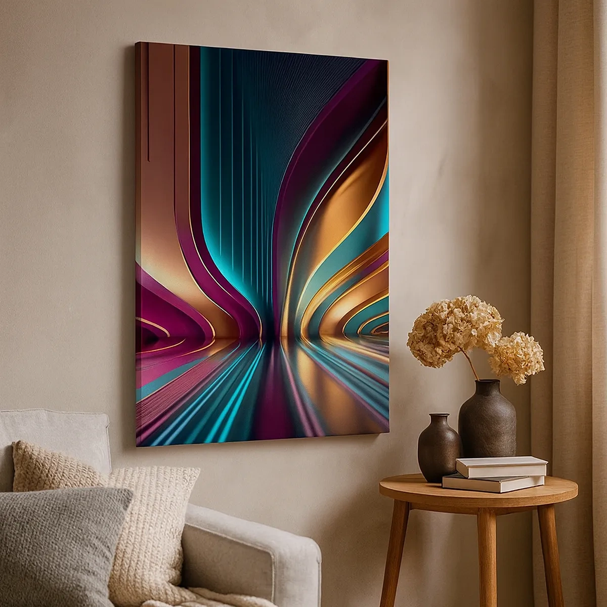 Tablou pe pânză - Arhitectură de lumină - 50x70 cm