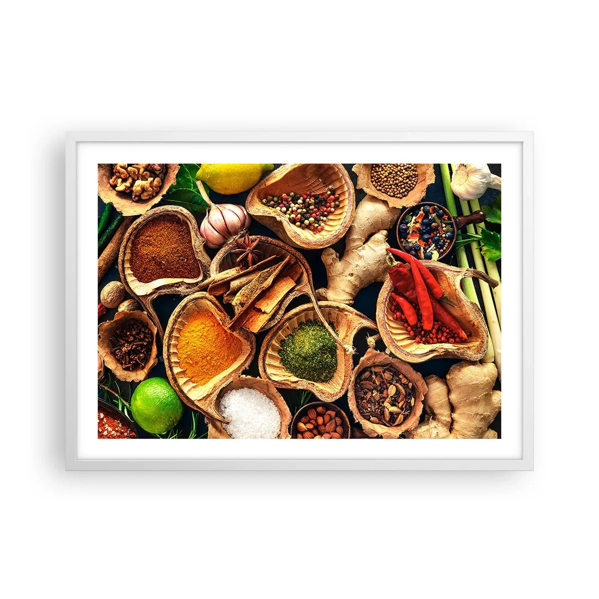Poster în ramă albă - Ia ce vrei - 70x50 cm
