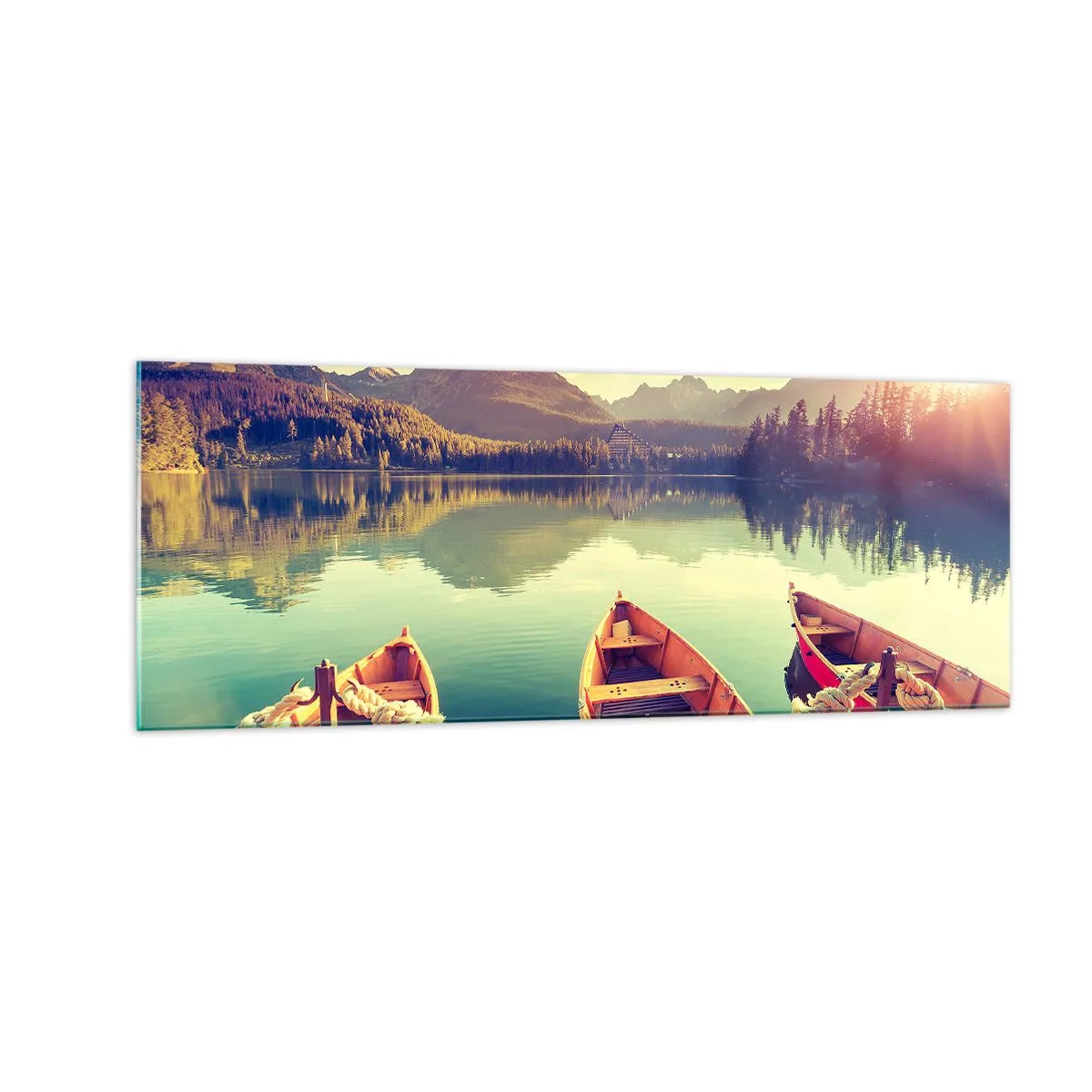 Tablou pe sticlă - Pentru a trăi după legile sale - 140x50 cm