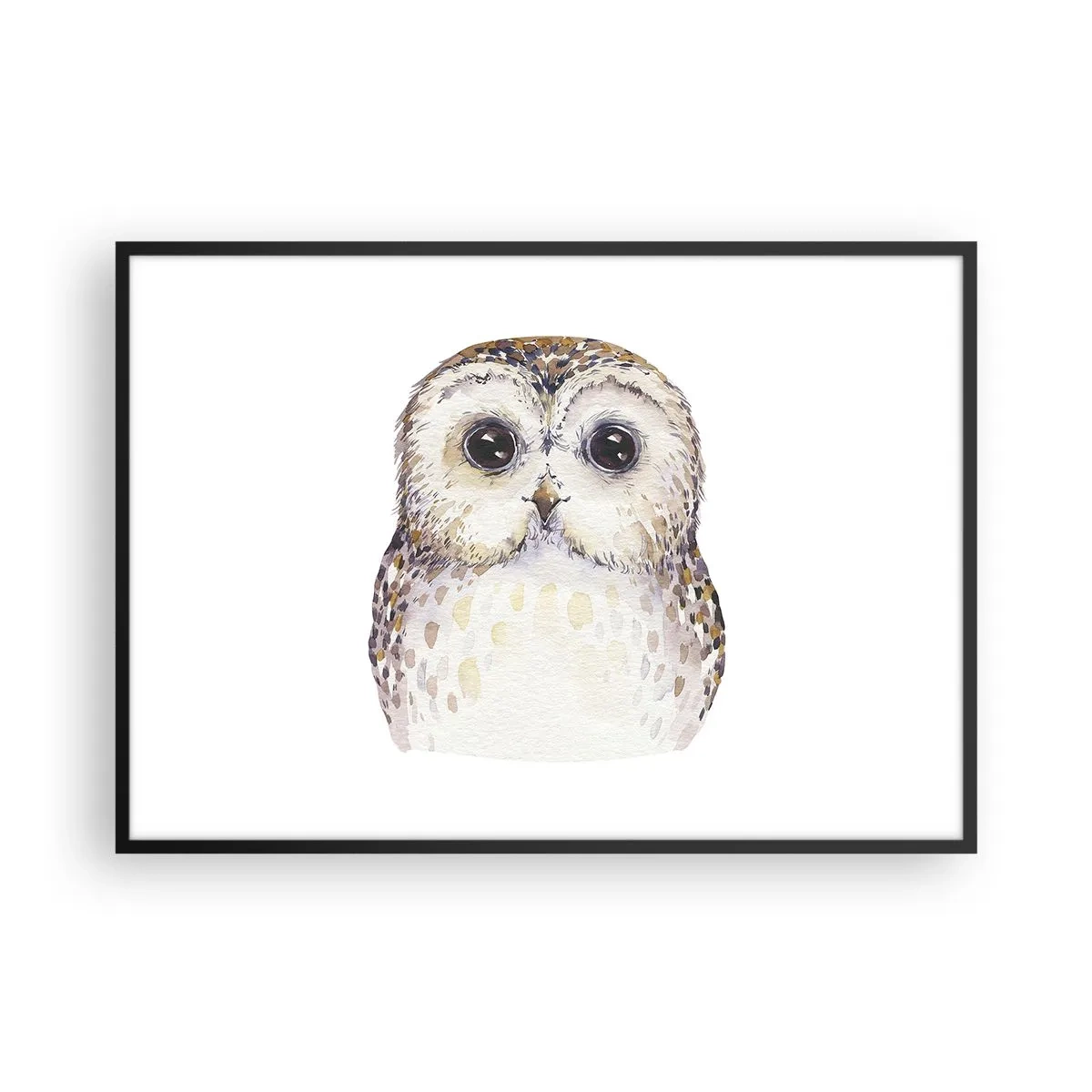 Poster în ramă neagră - Uită-te în ochii mei - 100x70 cm