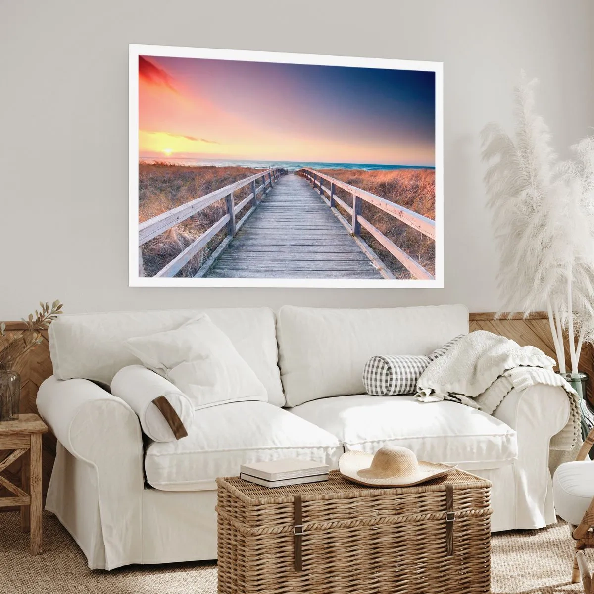 Poster - Aurora baltică de seară - 70x50 cm