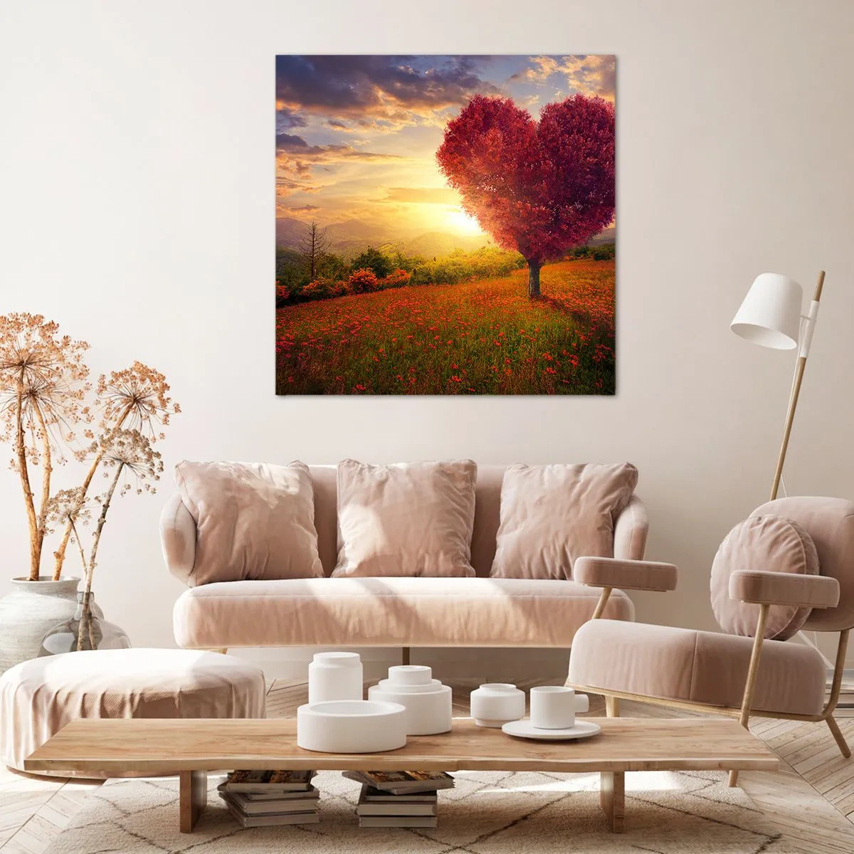 Tablou pe pânză - Te apucă inima - 50x50 cm