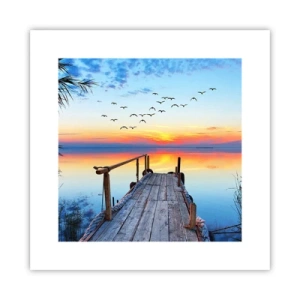 Poster - E timpul să ne întoarcem... - 30x30 cm