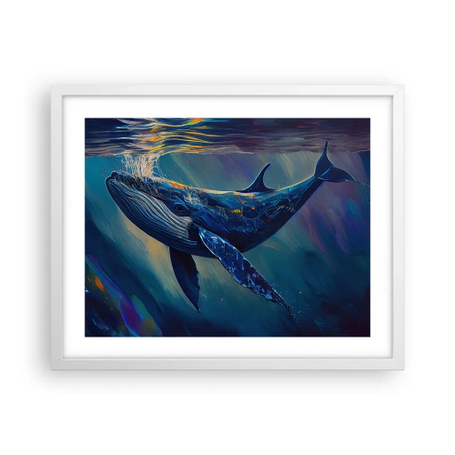 Poster în ramă albă - Bun venit în lumea mea - 50x40 cm