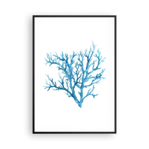 Poster în ramă neagră - Filigranul marin - 70x100 cm